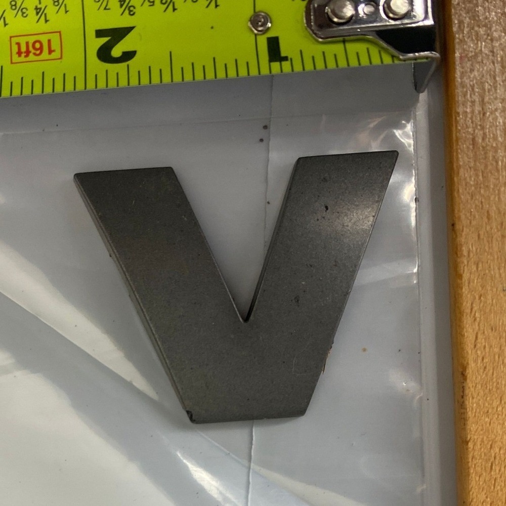 Black A Letter Emblem Badge OEM V